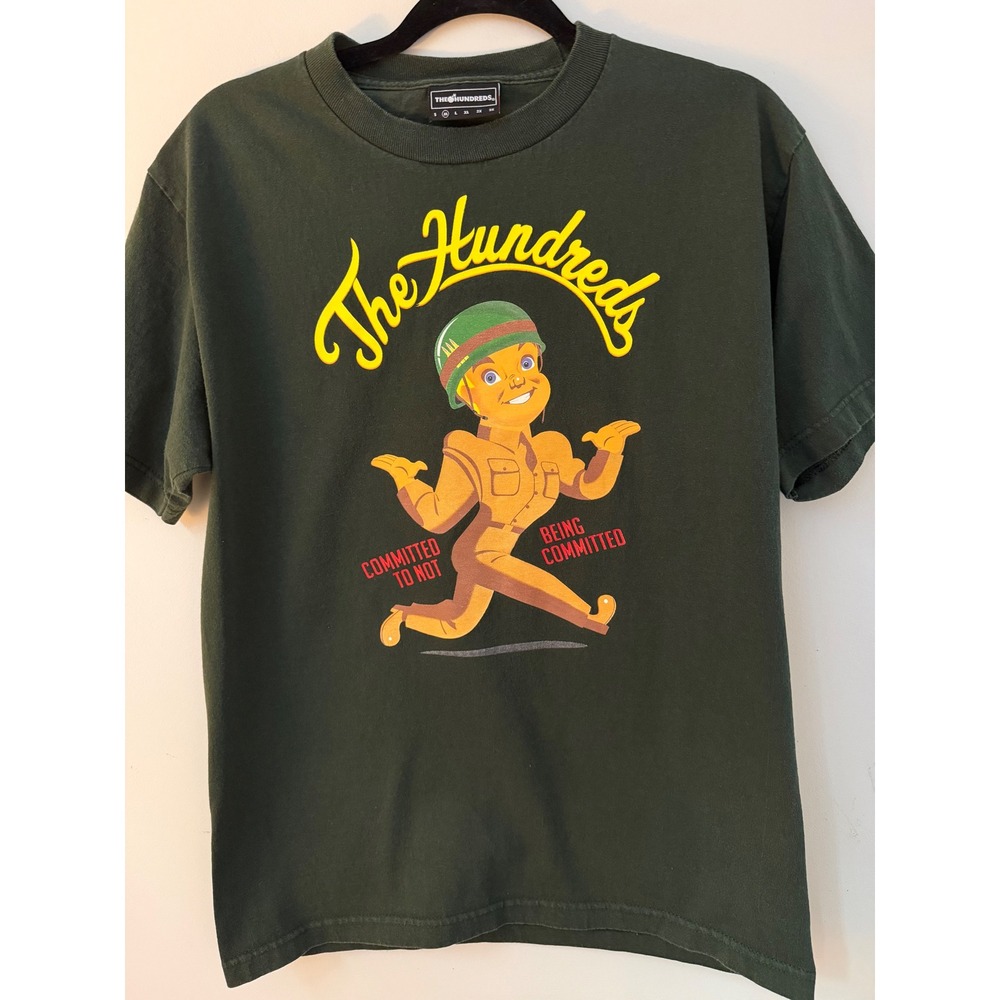 The Hundreds Men's Medium Pin Up Girl Graphic T-Shirt Black Streetwear
